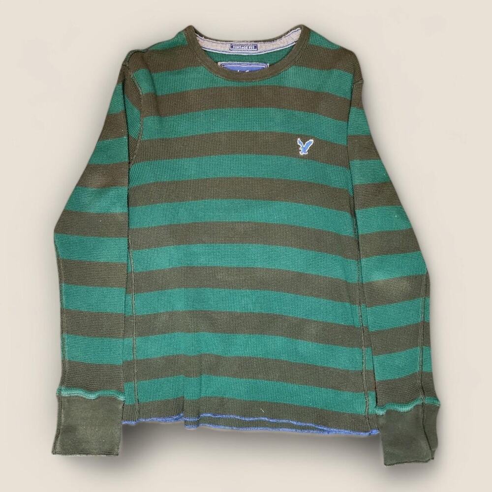 Green and brown vintage american